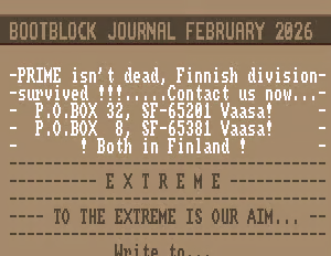 Bootblock Journal Ad Slot (7x40)