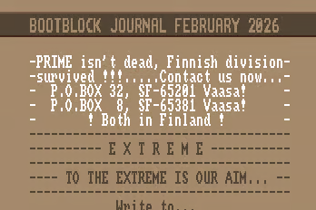 Bootblock Journal Ad Slot (7x40)
